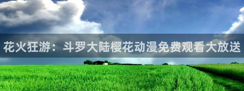 一拳超人免费观看完整版樱花动漫：花火狂游：斗罗大陆樱花动漫免费观看大放送
